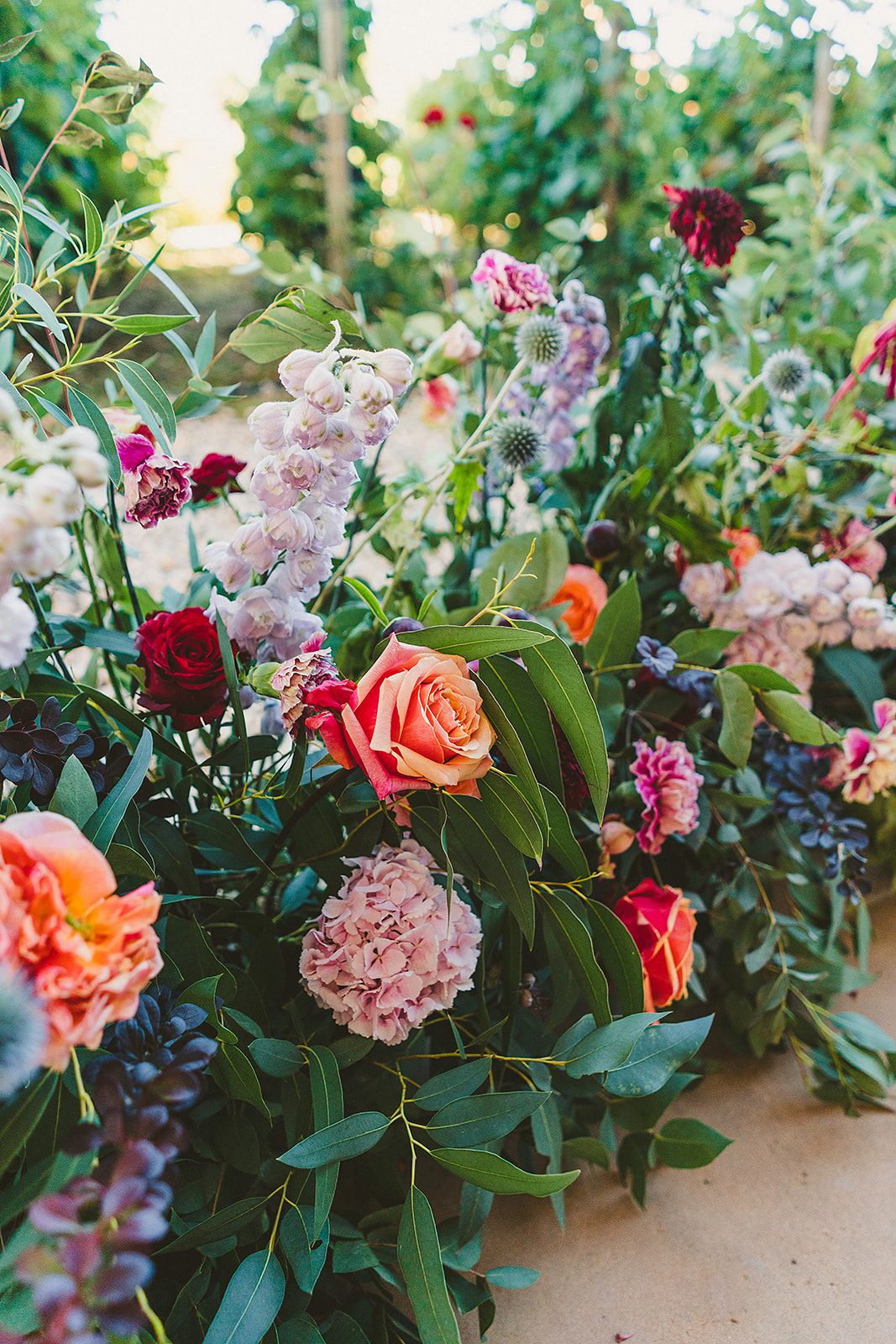 Flores La Bohème - Arte floral para la boda de Alex y Diana